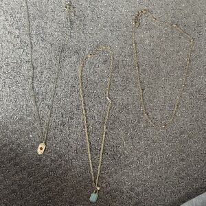 Target Gold necklaces set of 3